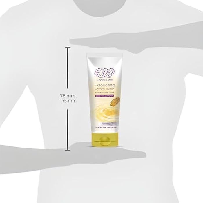 Eva Skin Care - Exfoliating Face Wash with Honey, Soap Freee, 150ml - Image 3